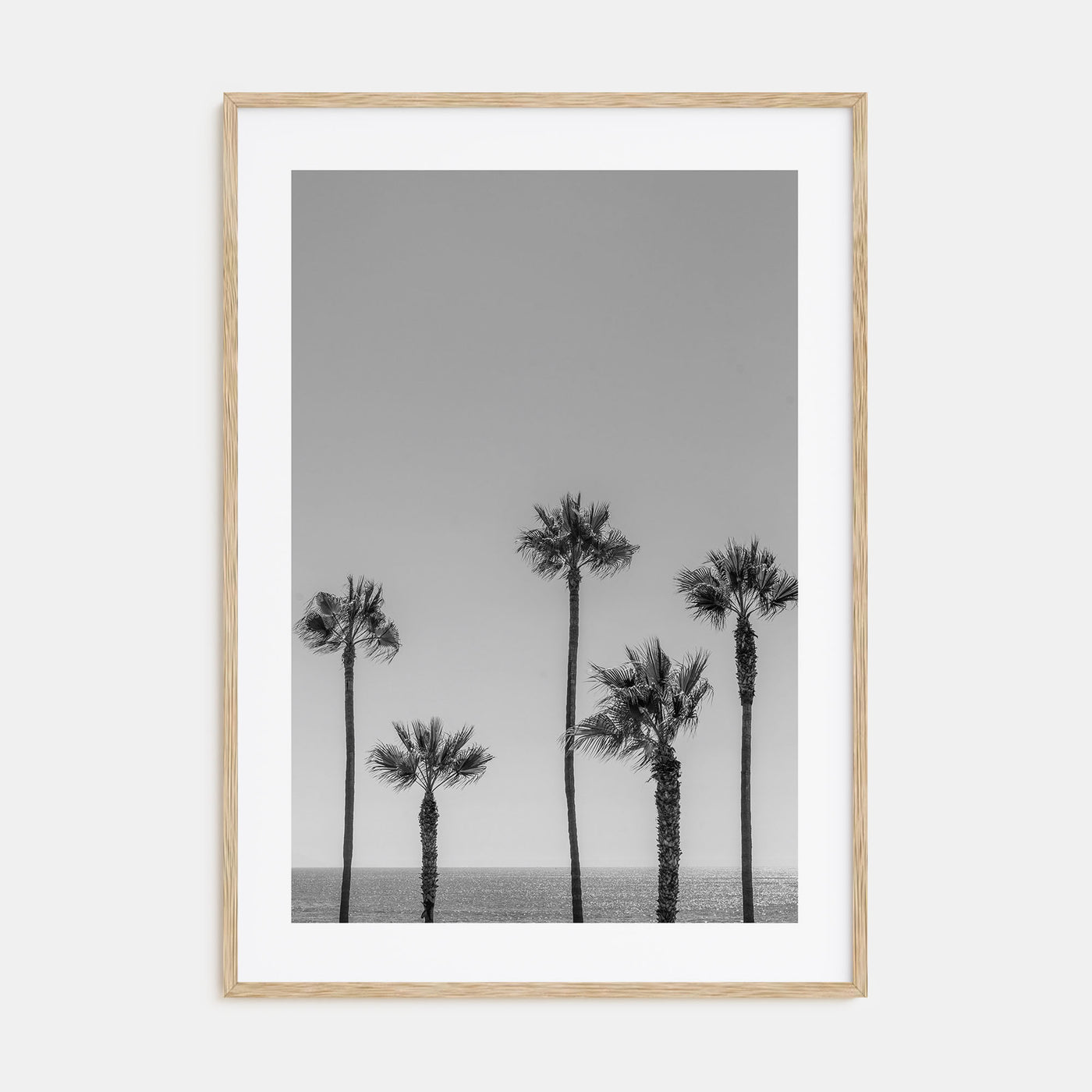 Manhattan Beach Photo B&W No 2 Poster