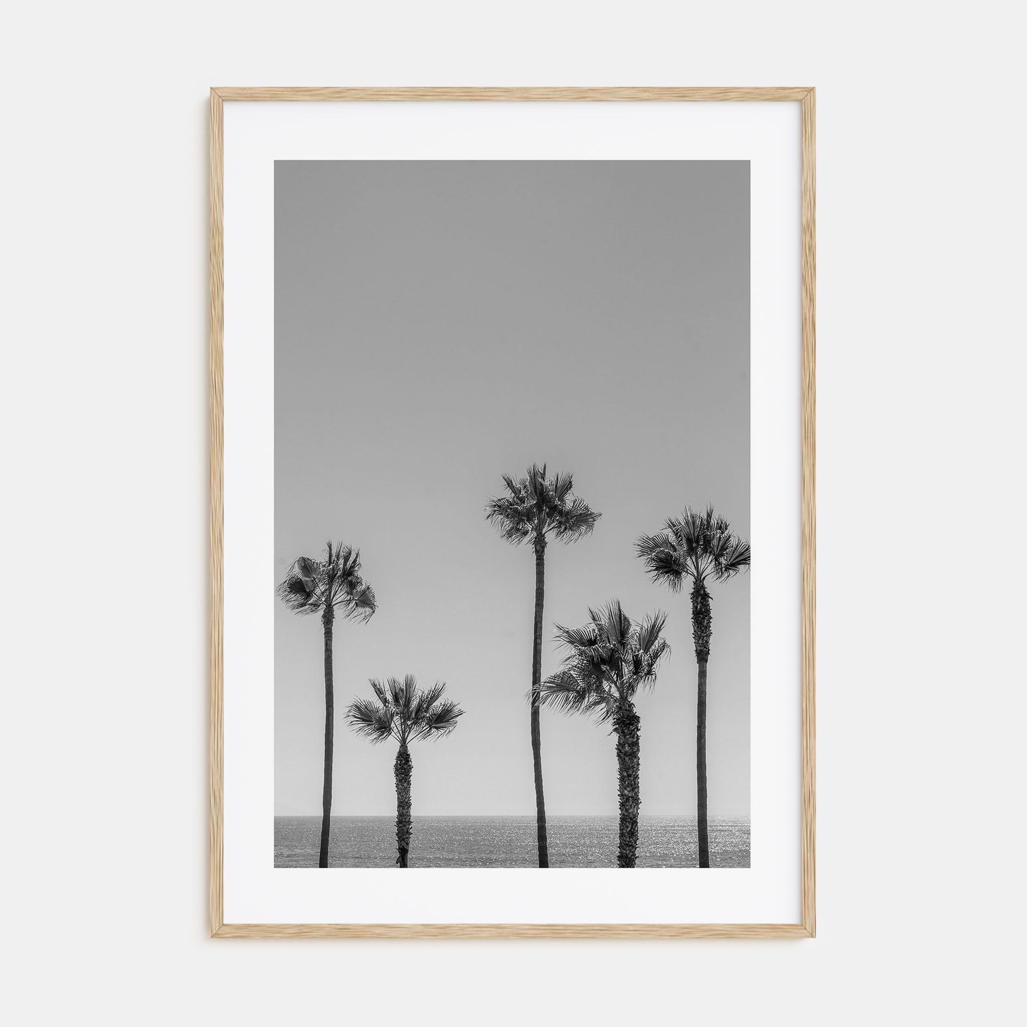 Manhattan Beach Photo B&W No 2 Poster