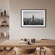 Manhattan Landscape B&W Poster