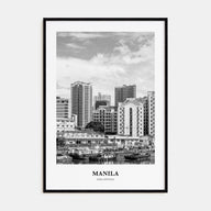 Manila Portrait B&W No 2 Poster