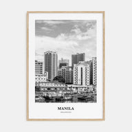 Manila Portrait B&W No 2 Poster