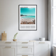 Manly Beach Travel Color Poster