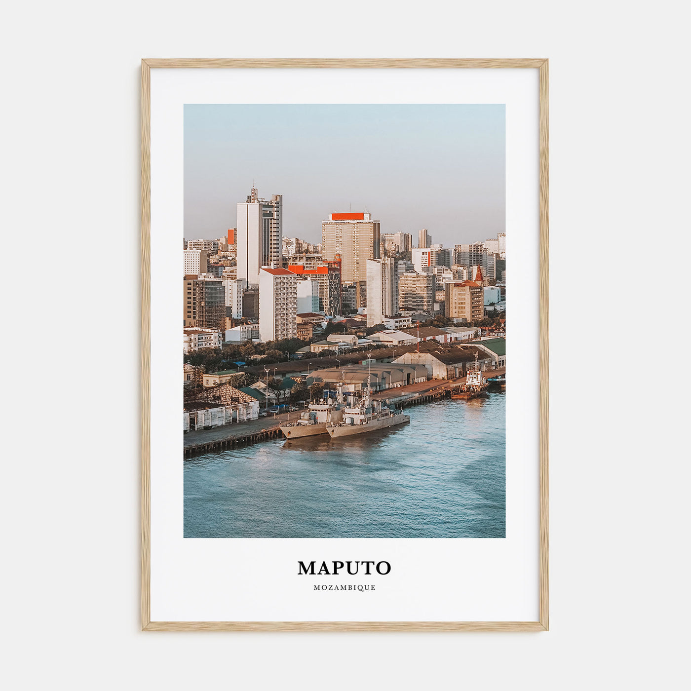 Maputo Portrait Color Poster