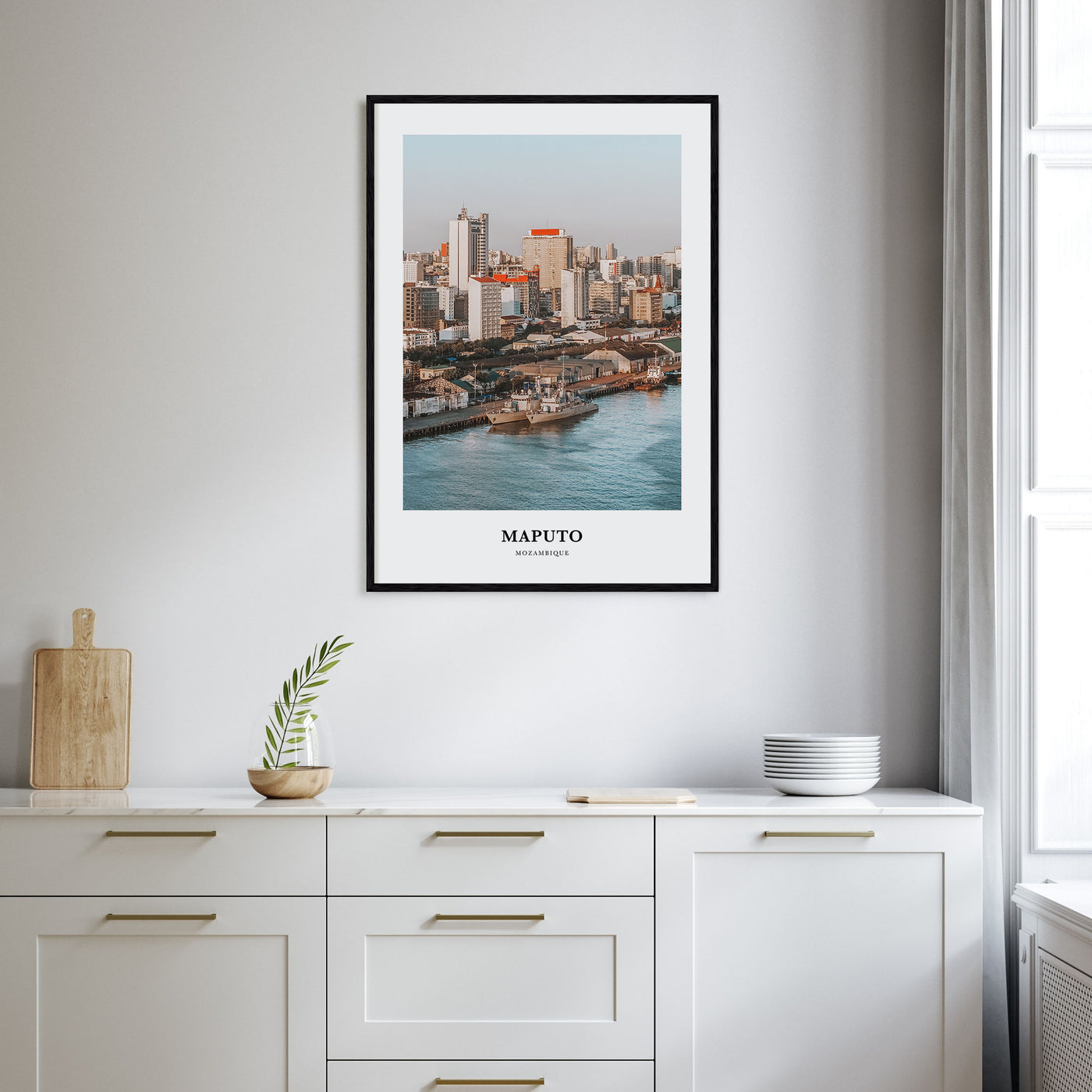 Maputo Portrait Color Poster