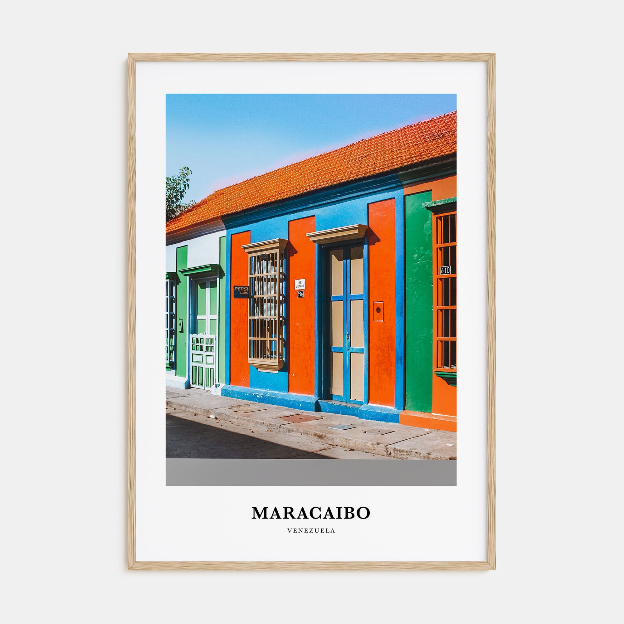 Maracaibo Portrait Color Poster