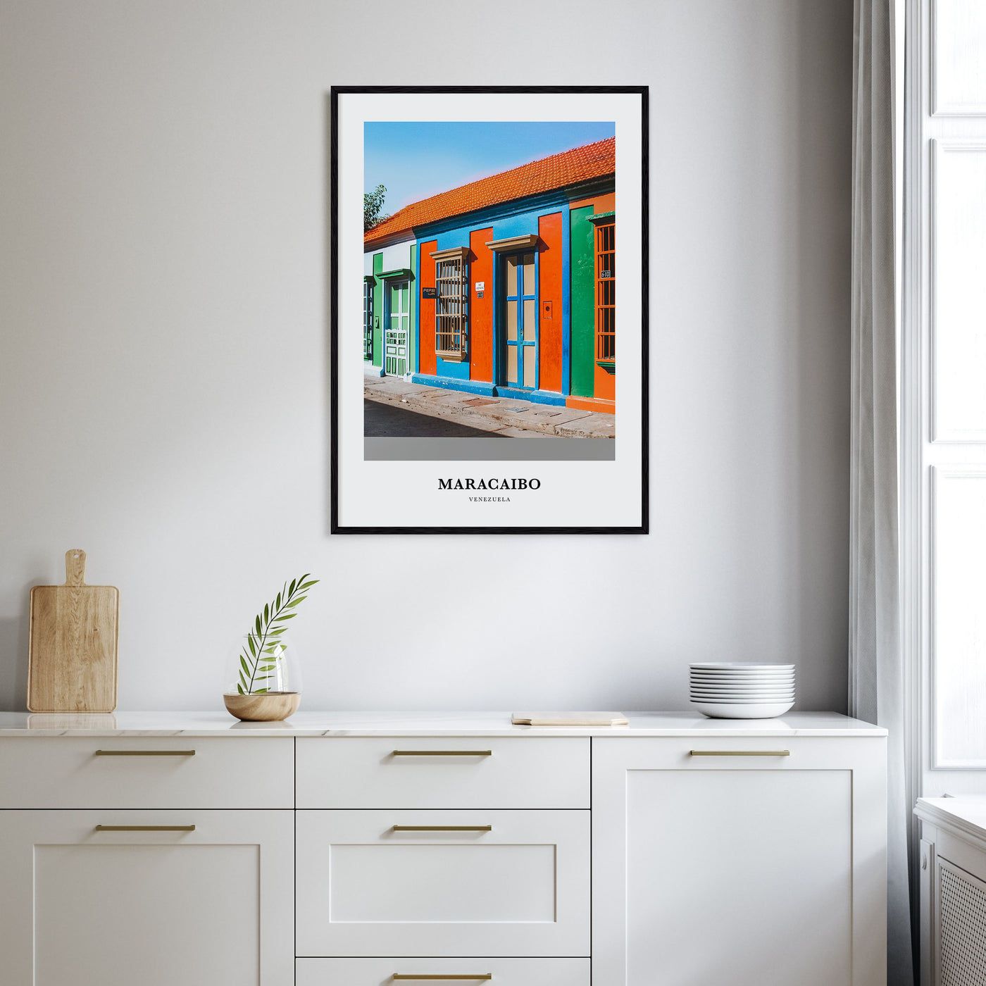 Maracaibo Portrait Color Poster