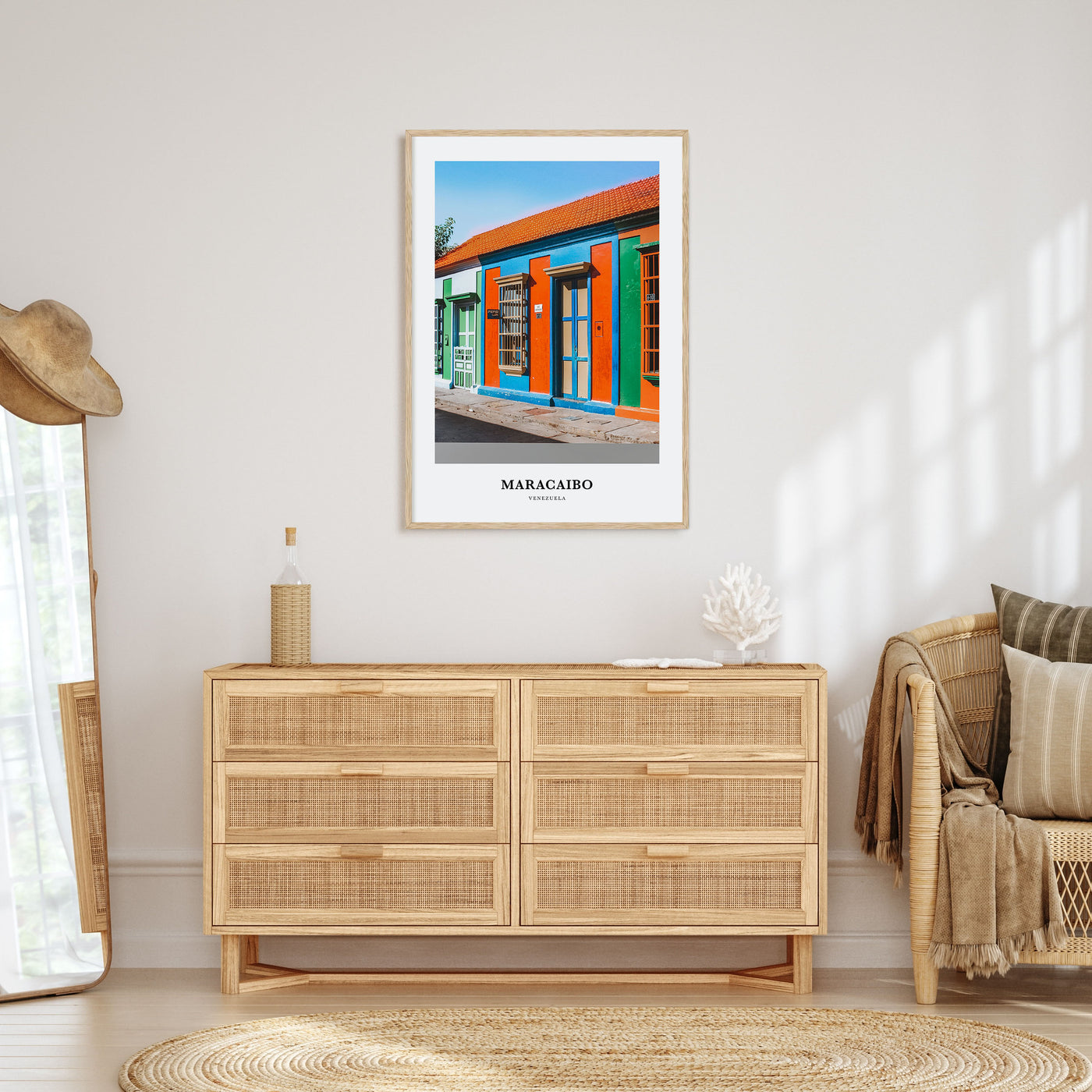 Maracaibo Portrait Color Poster