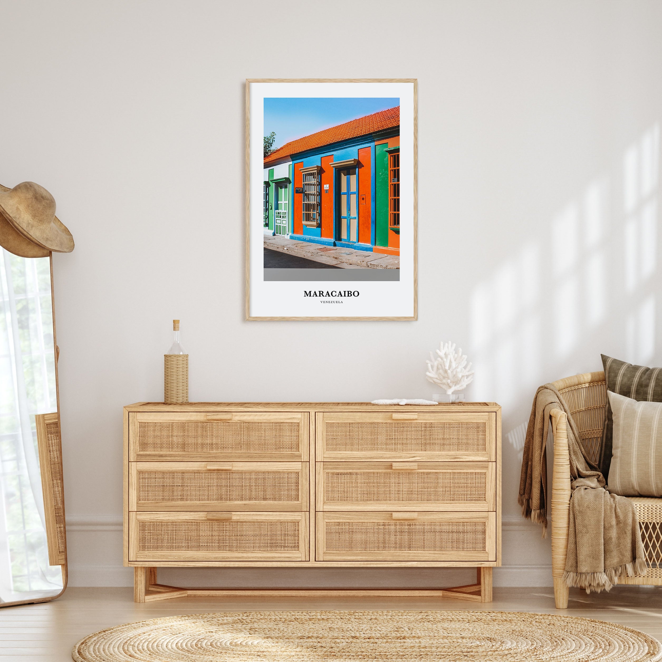 Maracaibo Portrait Color Poster