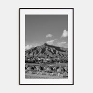 Marbella Photo B&W Poster