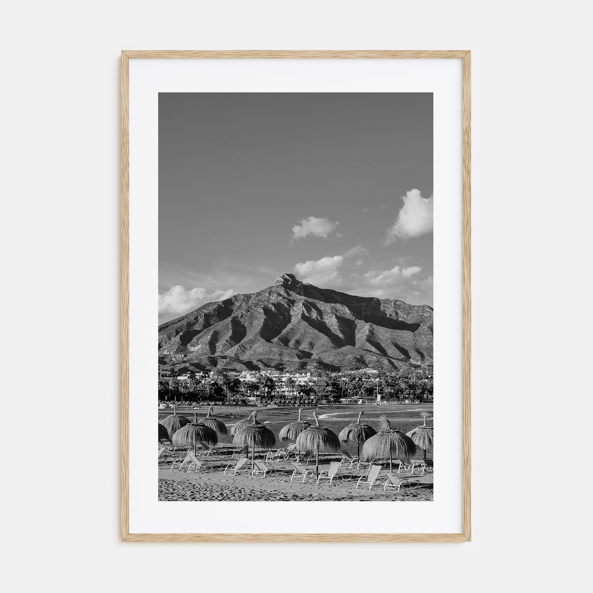 Marbella Photo B&W Poster