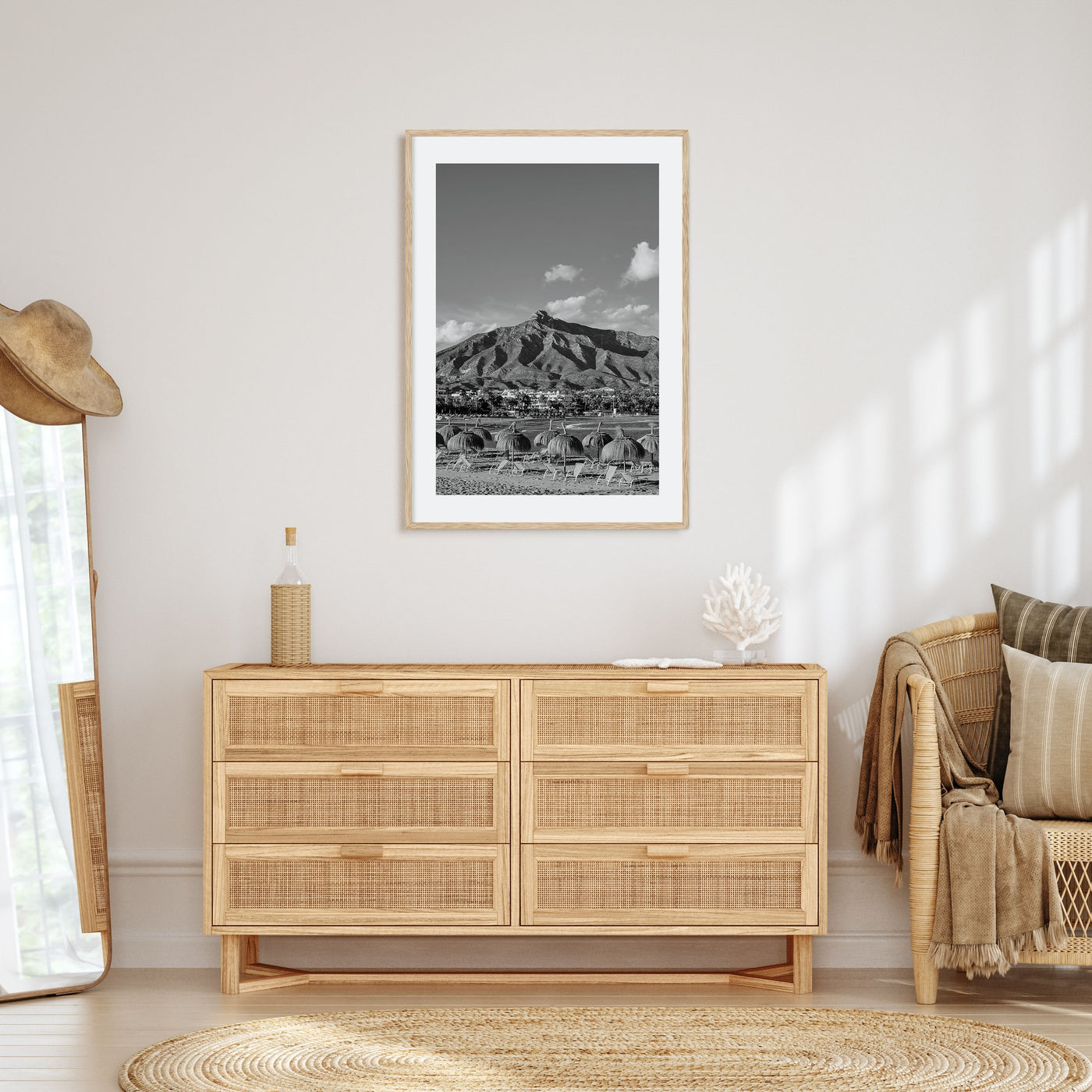 Marbella Photo B&W Poster