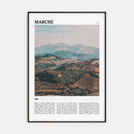 Marche Travel Color Poster