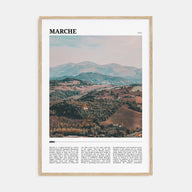 Marche Travel Color Poster