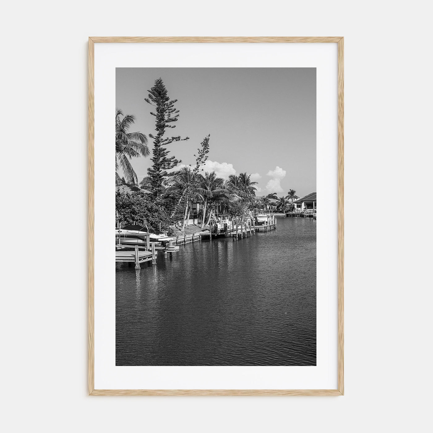 Marco Island Photo B&W Poster