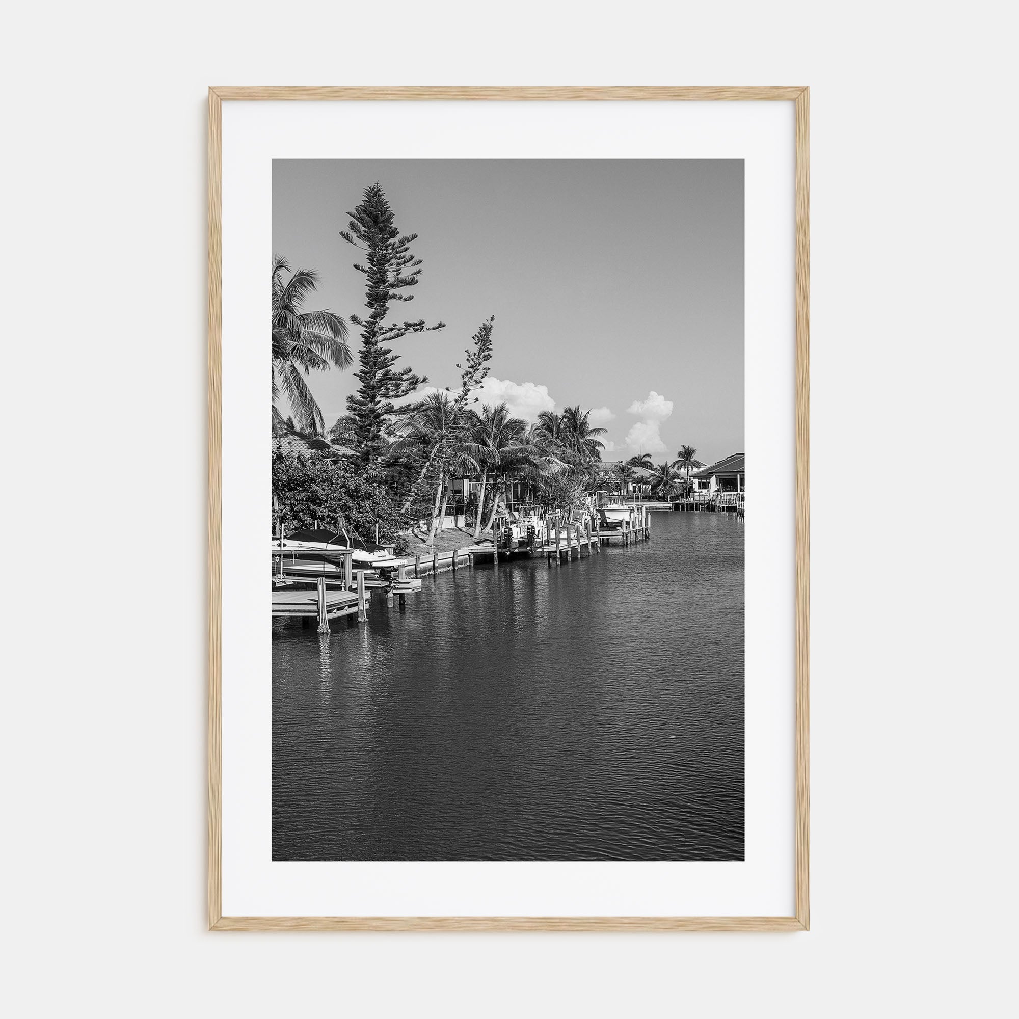 Marco Island Photo B&W Poster