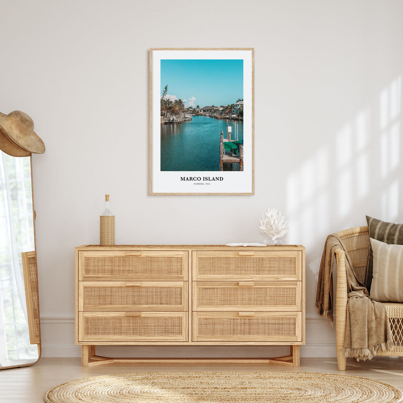 Marco Island Portrait Color Poster