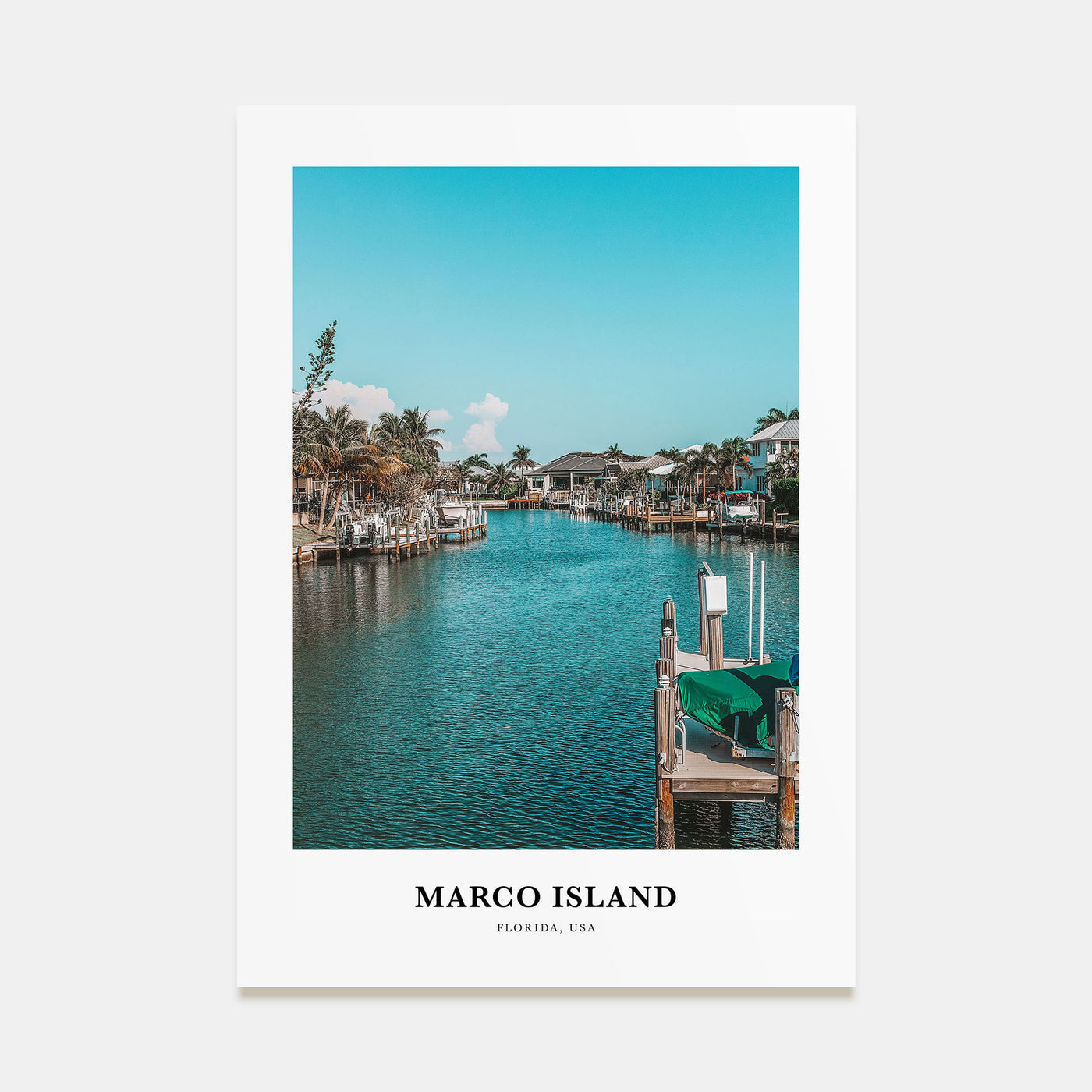 Marco Island Portrait Color Poster