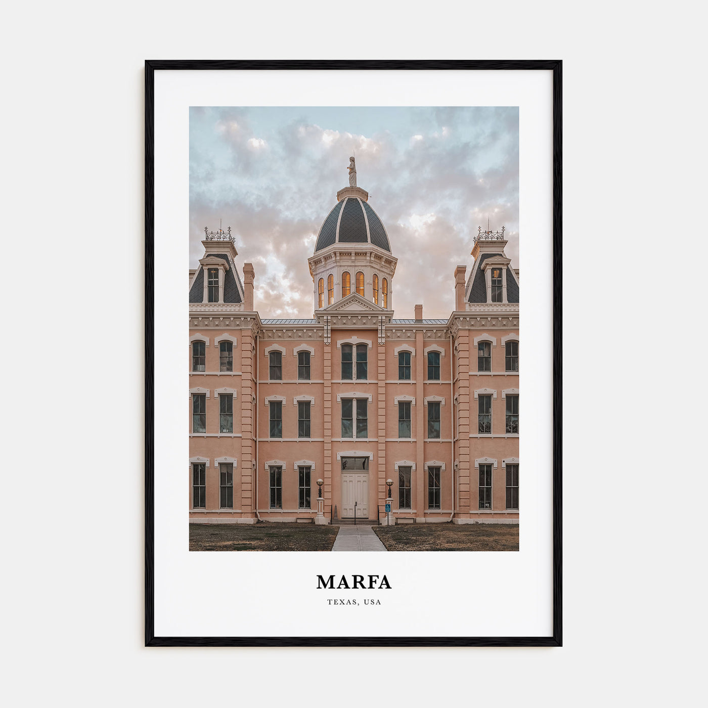 Marfa Portrait Color Poster