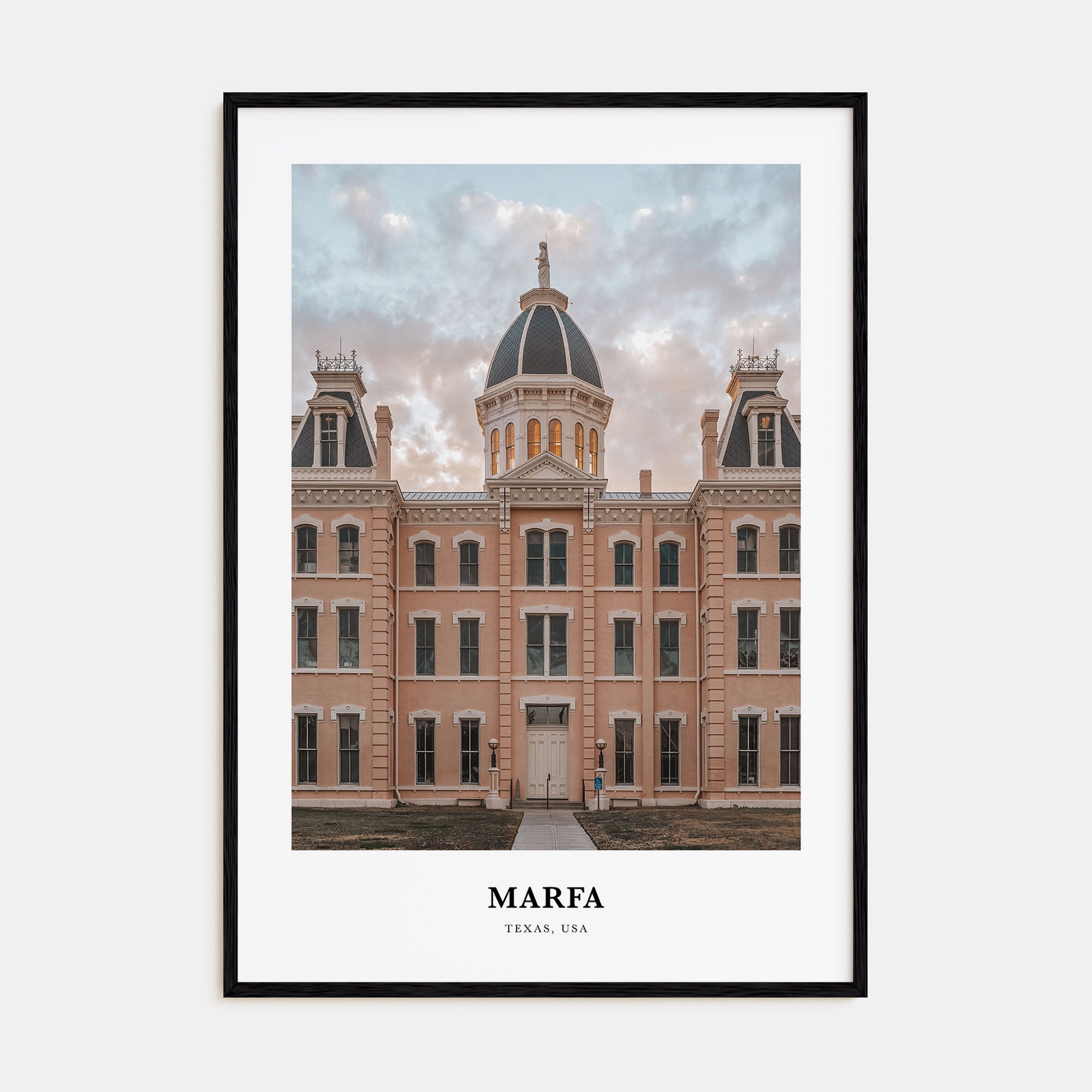 Marfa Portrait Color Poster