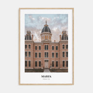 Marfa Portrait Color Poster