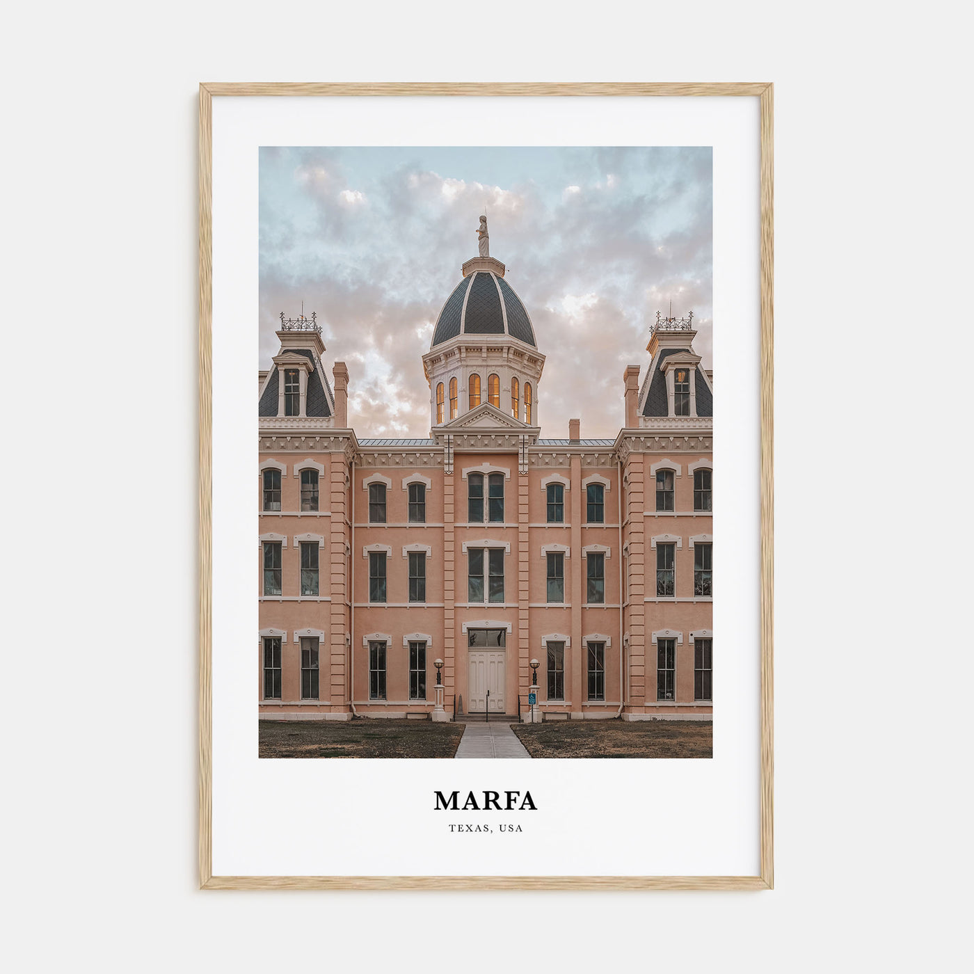 Marfa Portrait Color Poster
