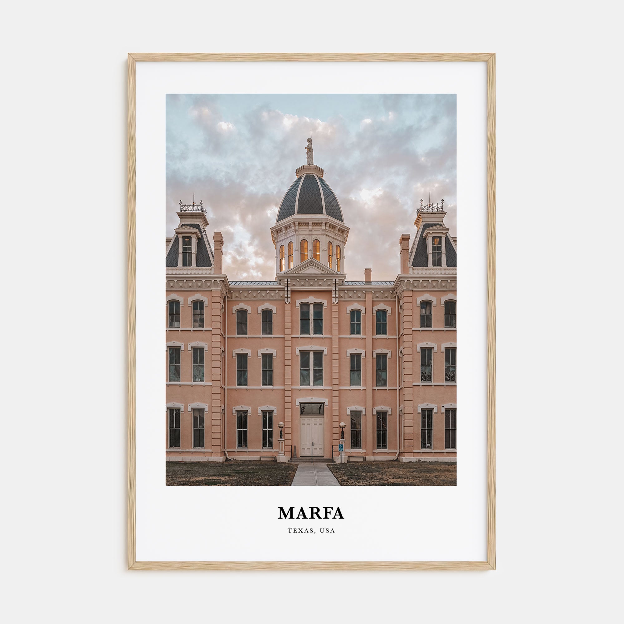 Marfa Portrait Color Poster