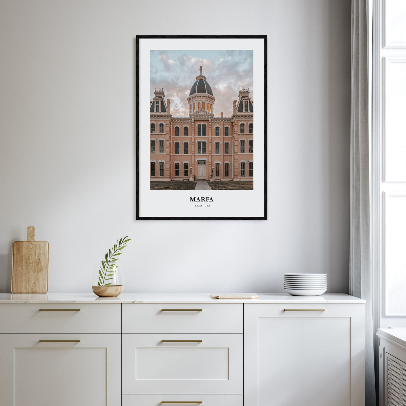 Marfa Portrait Color Poster
