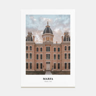 Marfa Portrait Color Poster