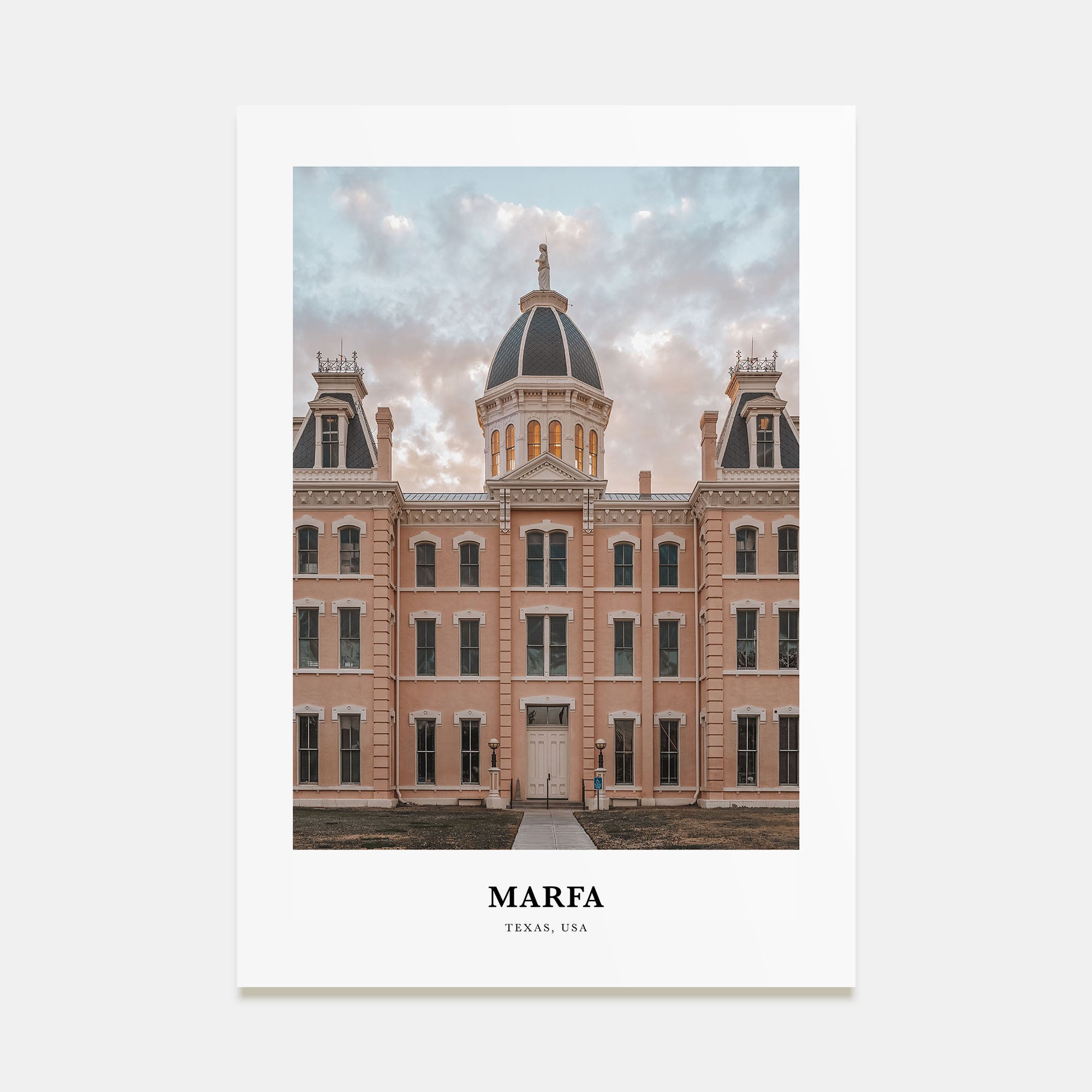 Marfa Portrait Color Poster
