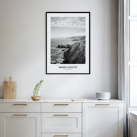 Marin County Portrait B&W Poster