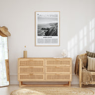 Marin County Travel B&W Poster
