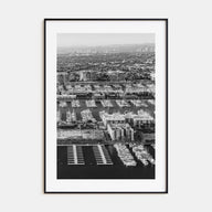 Marina Del Rey Photo B&W No 1 Poster