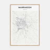 Marrakesh Map Portrait Poster