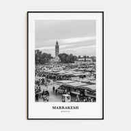Marrakesh Portrait B&W Poster