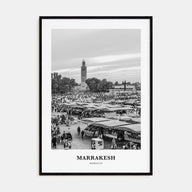Marrakesh Portrait B&W Poster