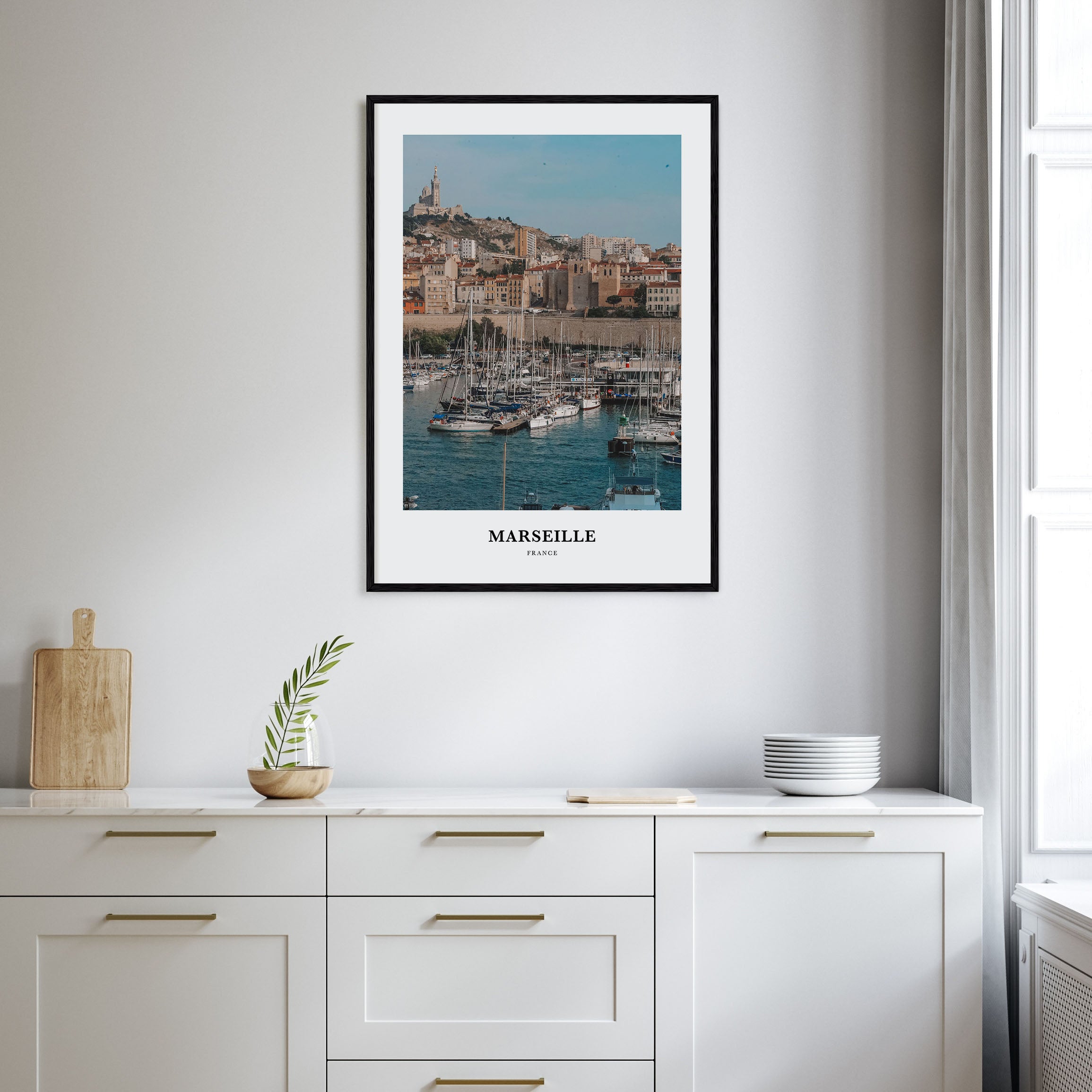 Marseille Portrait Color Poster