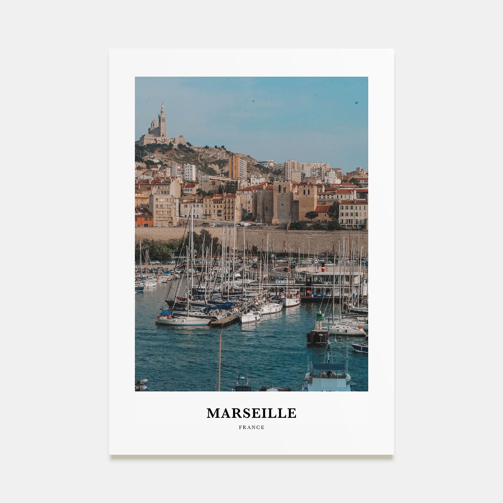 Marseille Portrait Color Poster