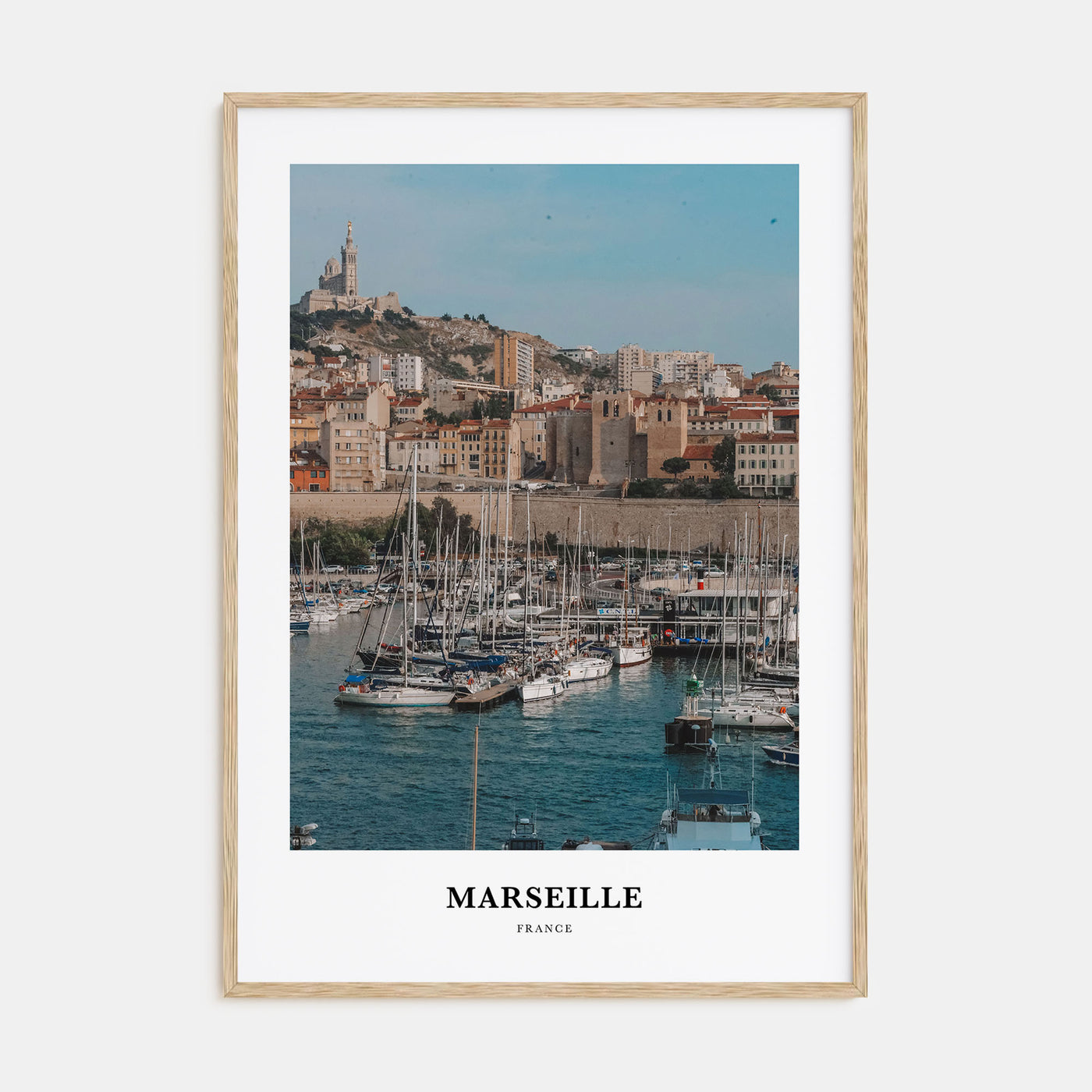 Marseille Portrait Color Poster