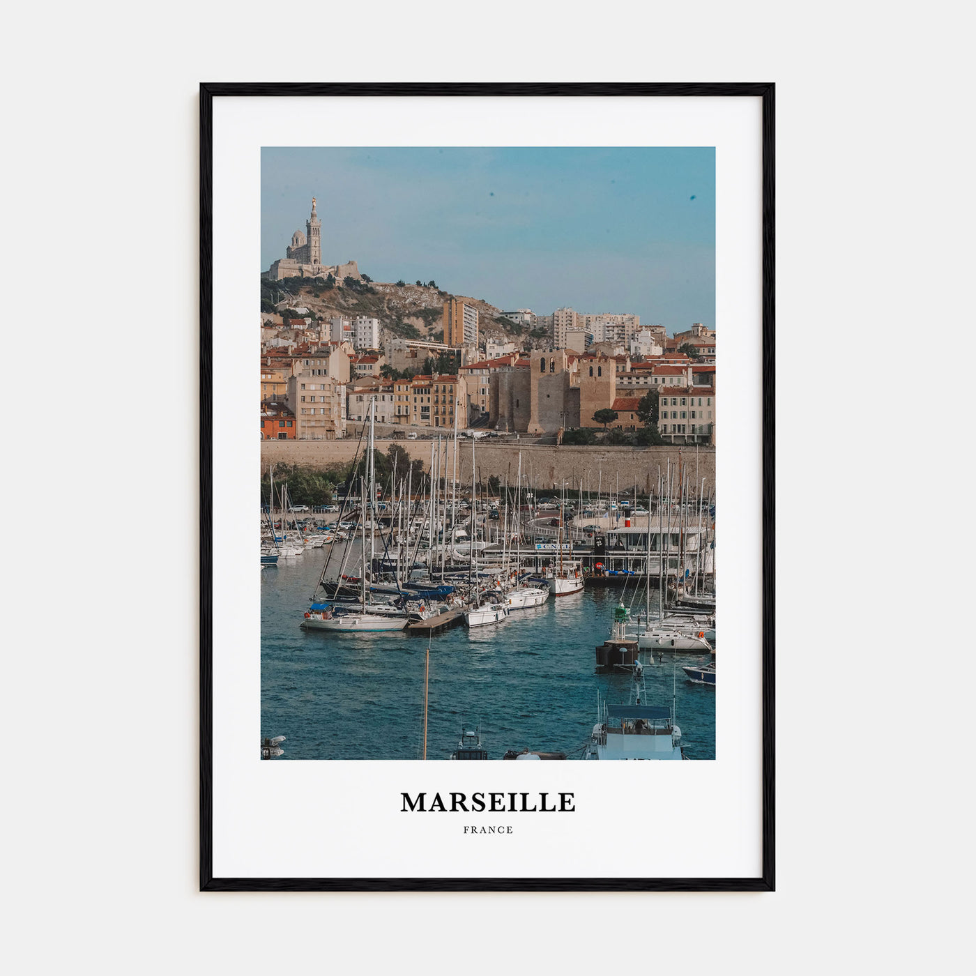 Marseille Portrait Color Poster
