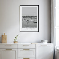 Martha's Vineyard Portrait B&W Poster