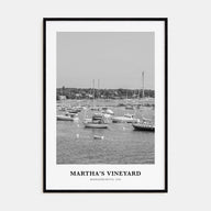 Martha's Vineyard Portrait B&W Poster
