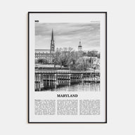 Maryland Travel B&W No 1 Poster