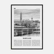 Maryland Travel B&W No 1 Poster