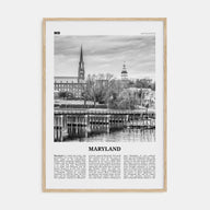 Maryland Travel B&W No 1 Poster