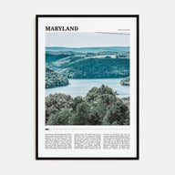 Maryland Travel Color Poster