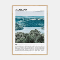Maryland Travel Color Poster