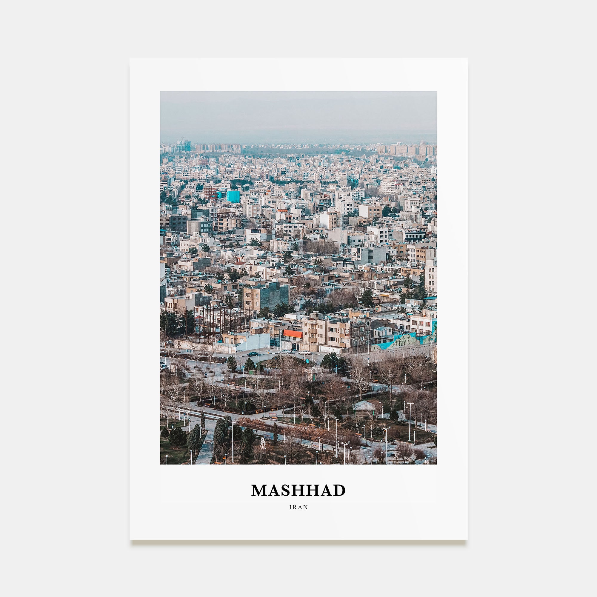Mashhad Portrait Color Poster