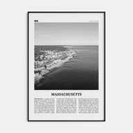 Massachusetts Travel B&W No 1 Poster