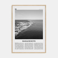 Massachusetts Travel B&W No 1 Poster