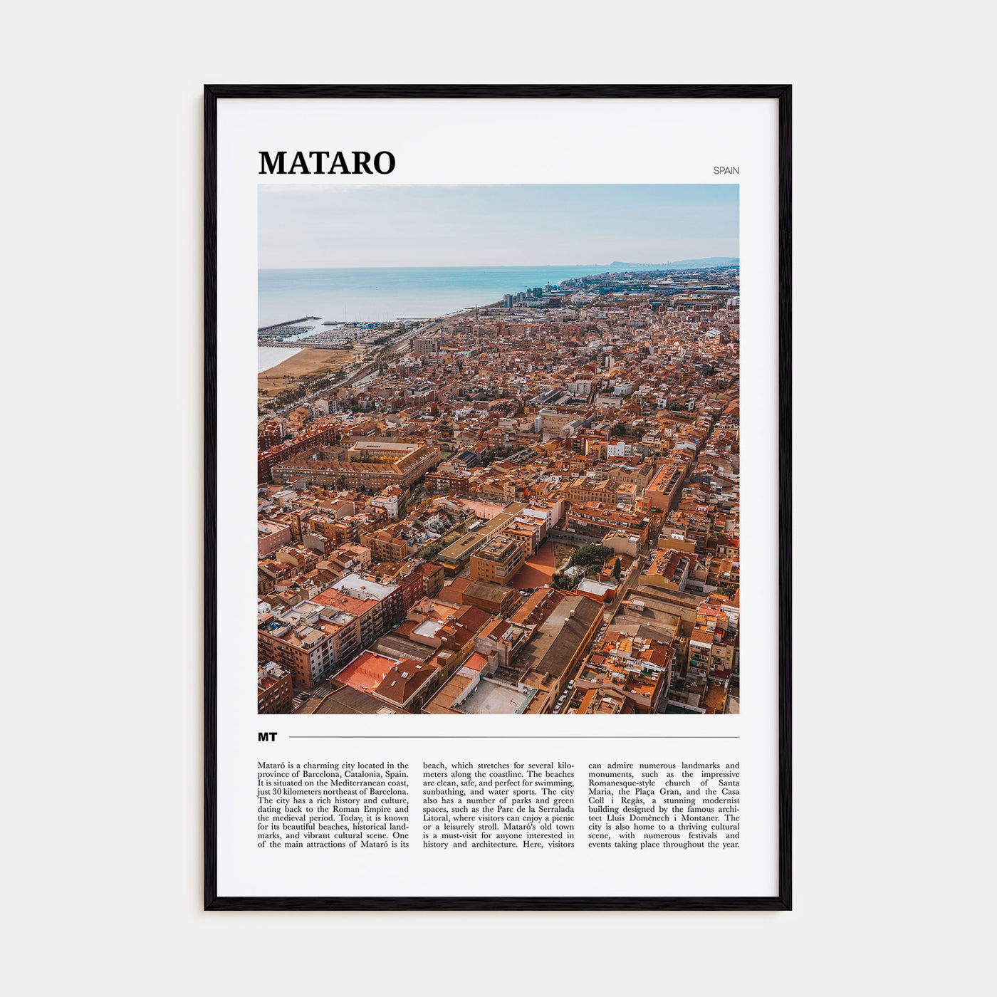 Mataro Travel Color Poster